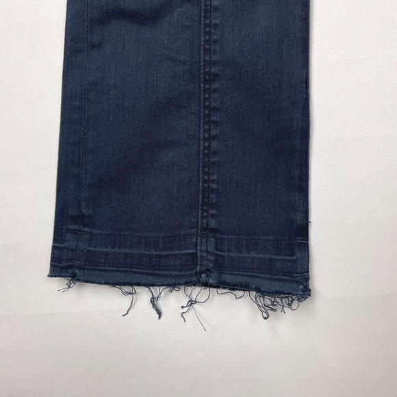 AG Adriano Goldschmied Jodi Crop Jean High-rise Slim Flare Stretch Blue Women 27 - Picture 7 of 12